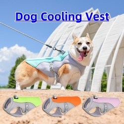Summer Pet Dog Cooling Vest Heat Resistant Cool Dogs Clothes Breathable Sun-proof Clothing For Small Large Dogs Outdoor Walking Summer Pet Dog Cooling Vest Heat Resistant Cool Dogs Clothes Breathable Sun-proof Clothing For Small Large Dogs Outdoor Walking