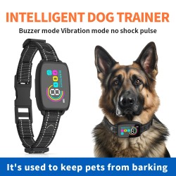 Smart Automatic Anti Barking Dog Collar Rechargeable Bark Stopper Stop Barking HD Digital Display IP67 Waterproof Collar For Dogs Smart Automatic Anti Barking Dog Collar Rechargeable Bark Stopper Stop Barking HD Digital Display IP67 Waterproof Collar For Dogs