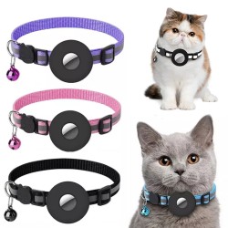 Reflective Collar Waterproof Holder Case For Airtag Air Tag Airtags Protective Cover Cat Dog Kitten Puppy Nylon Collar Reflective Collar Waterproof Holder Case For Airtag Air Tag Airtags Protective Cover Cat Dog Kitten Puppy Nylon Collar