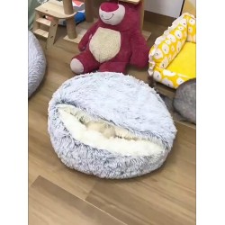 2 In 1 Dog And Cat Bed Pet Winter Bed Round Plush Warm Bed House Soft Long Plush Pets Bed Pet Products 2 In 1 Dog And Cat Bed Pet Winter Bed Round Plush Warm Bed House Soft Long Plush Pets Bed Pet Products
