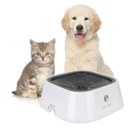 1.5L Cat Dog Water Bowl Carried Floating Bowl Anti-Overflow Slow Water Feeder Dispenser Pet Fountain ABS&PP Dog Supplies 1.5L Cat Dog Water Bowl Carried Floating Bowl Anti-Overflow Slow Water Feeder Dispenser Pet Fountain ABS&PP Dog Supplies