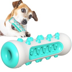 Dog Squeaky Toys For Aggressive Chewers, Tough Toothbrush Dog Chew Toy, Nearly Indestructible Rubber Toys For Pet Training, Teeth